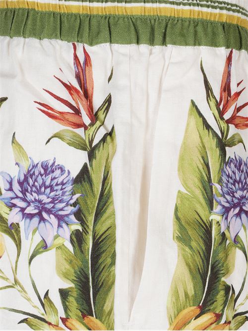 Shorts Tropical Scarf Sand FARM RIO | 349086TROPICALSCARFSAND26100